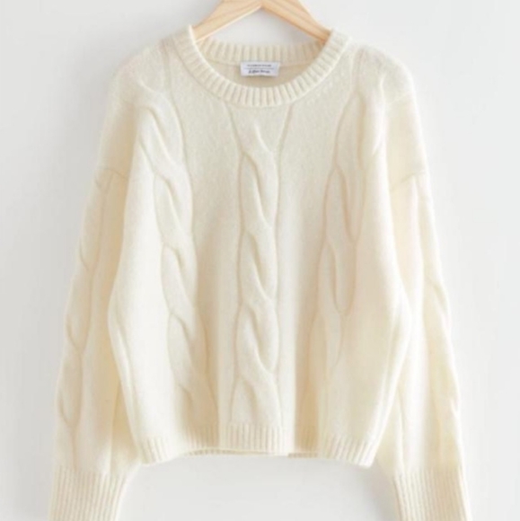 - &other stories cable knit sweater - Picture 3 of 5